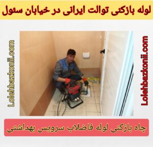 باز کردن گرفتگی چاه توالت ایرانی در سئول