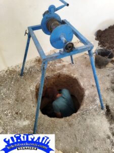 حفاری چاه سرویس بهداشتی در بیجار