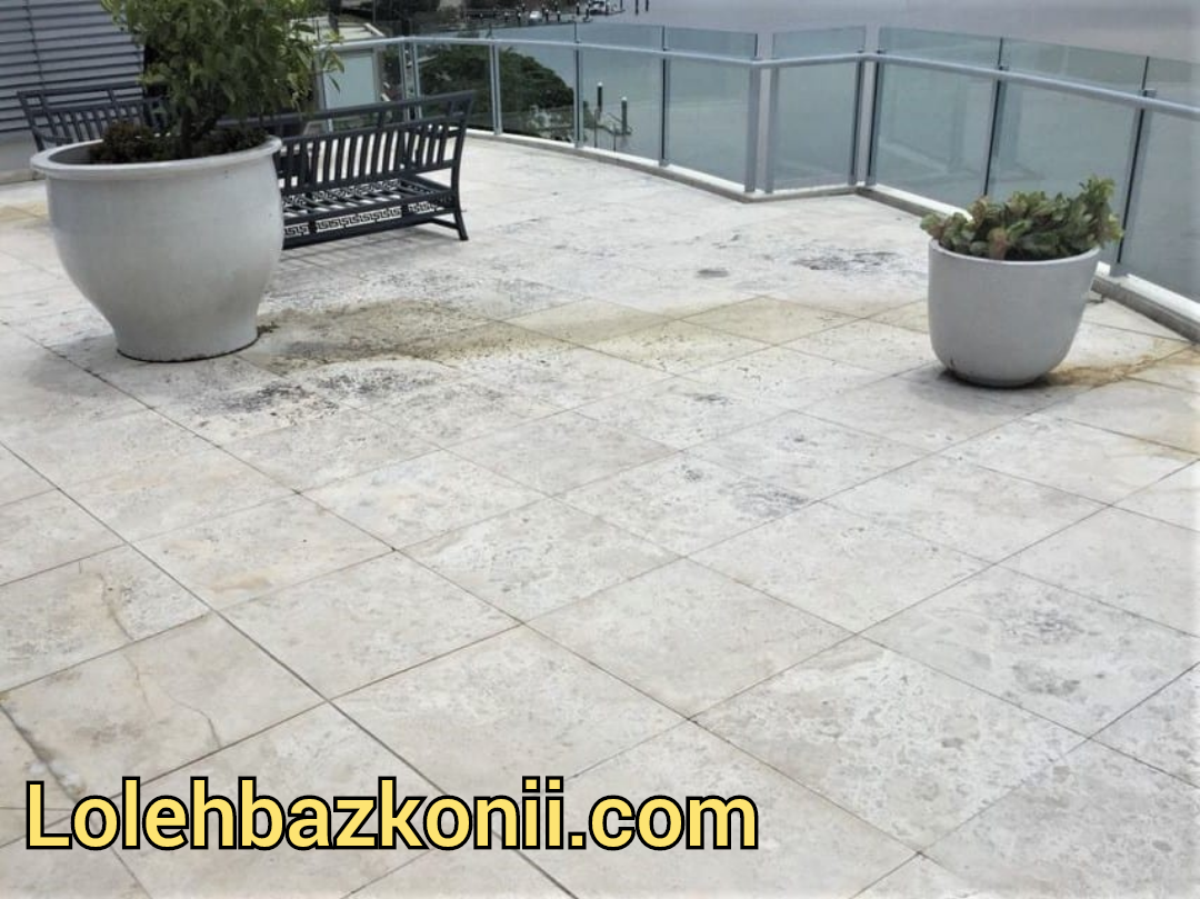 باز کردن گرفتگی کفشور پاسیو تمیز و بهداشتی