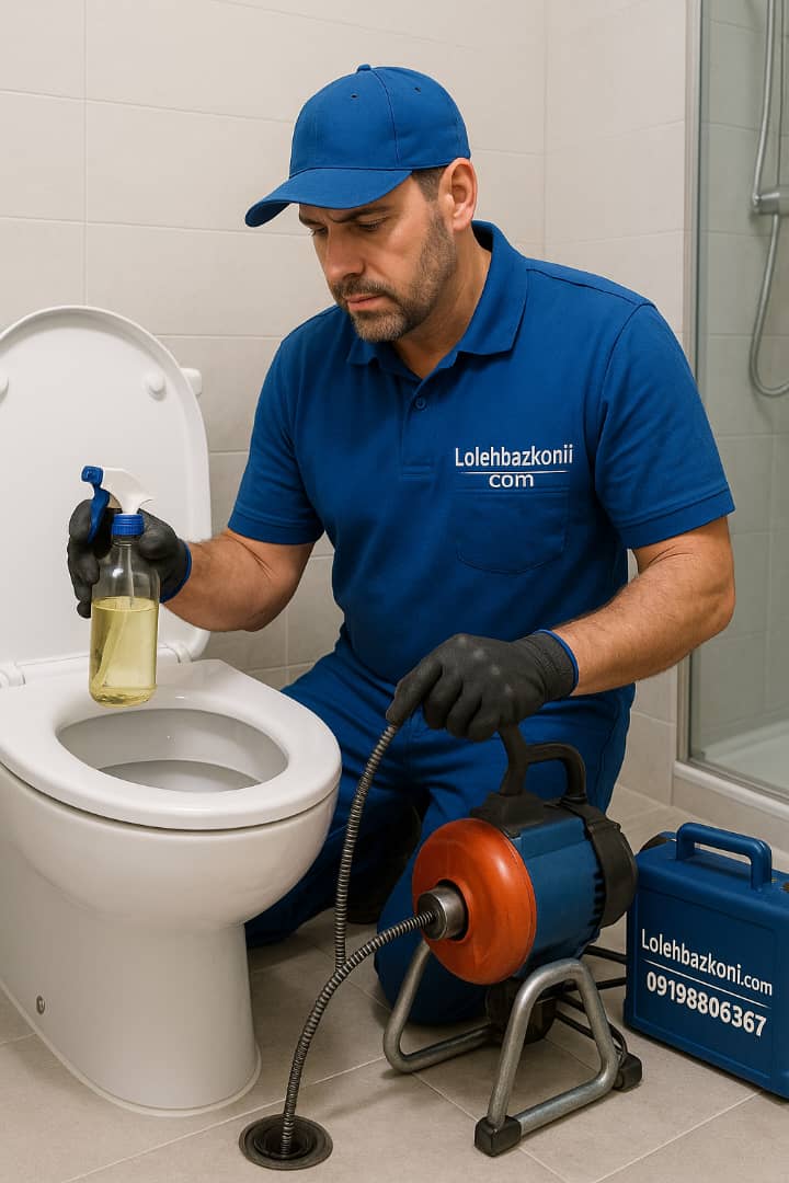 رفع مشکل گرفتگی چاه فاضلاب در شهرک غزالی