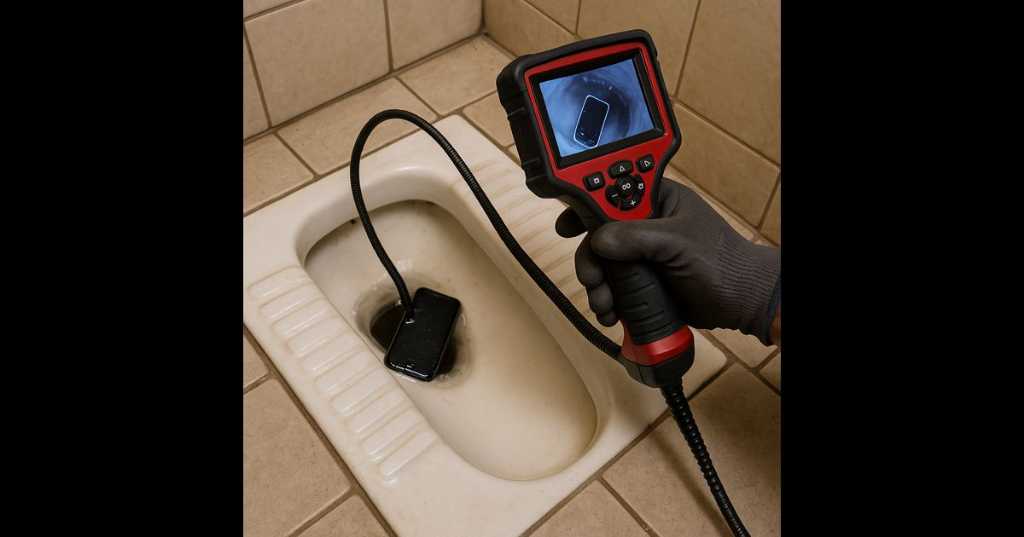 صفر تا صد بیرون کشیدن اشیا از لوله فاضلاب با گروه فنی برادران جعفری در وردآورد تهران