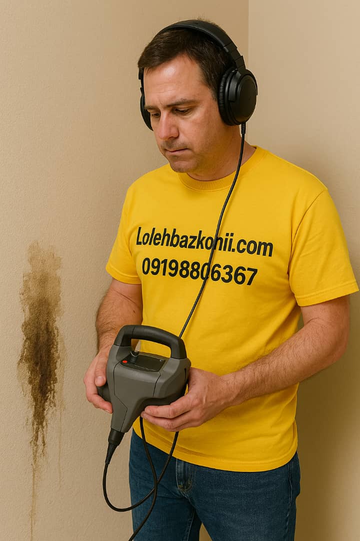 دستگاه های پیشرفته برای تشخیص محل نشتی لوله در شهرک غزالی تهران