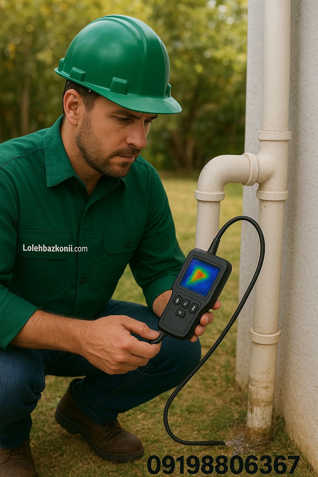 خدمات تعمیر و تشخیص محل نشتی لوله با دستگاه در وردآورد تهران