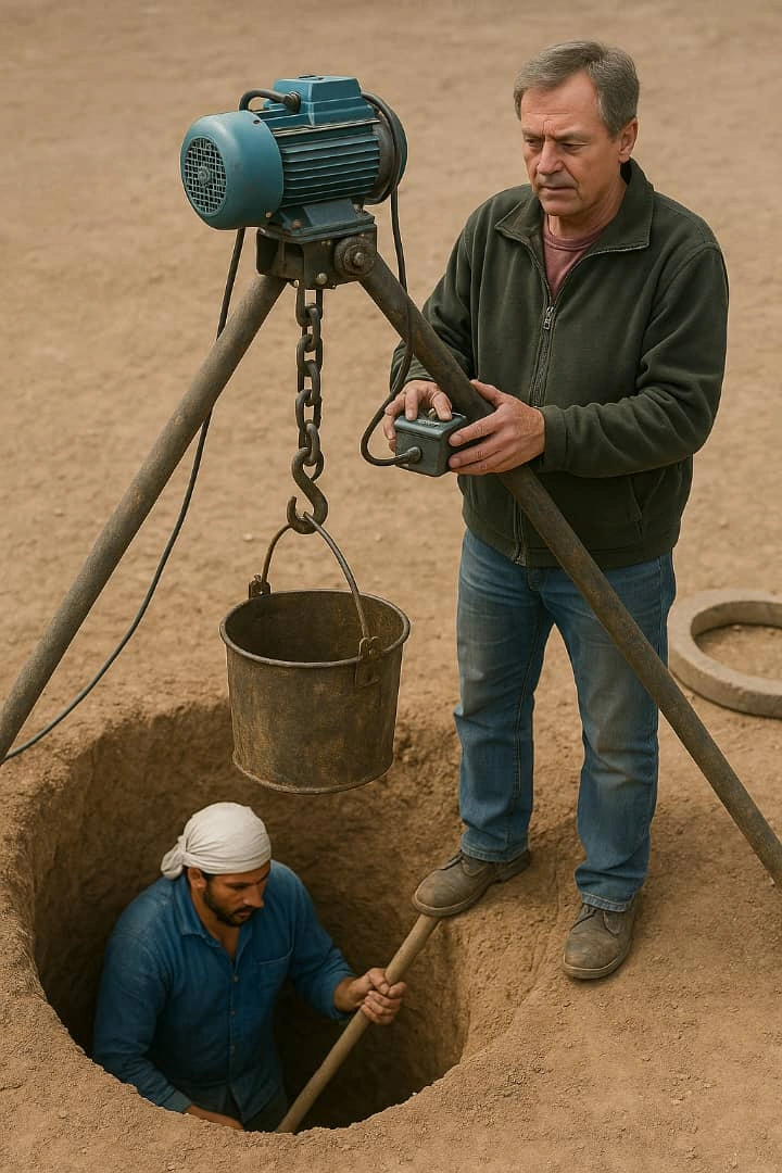 چاه کنی دستی در بلوار داروپخش تهران