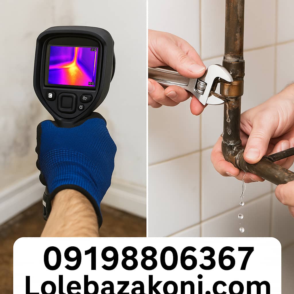 نشت یابی سریع و مطمئن در شهرک غزالی تهران