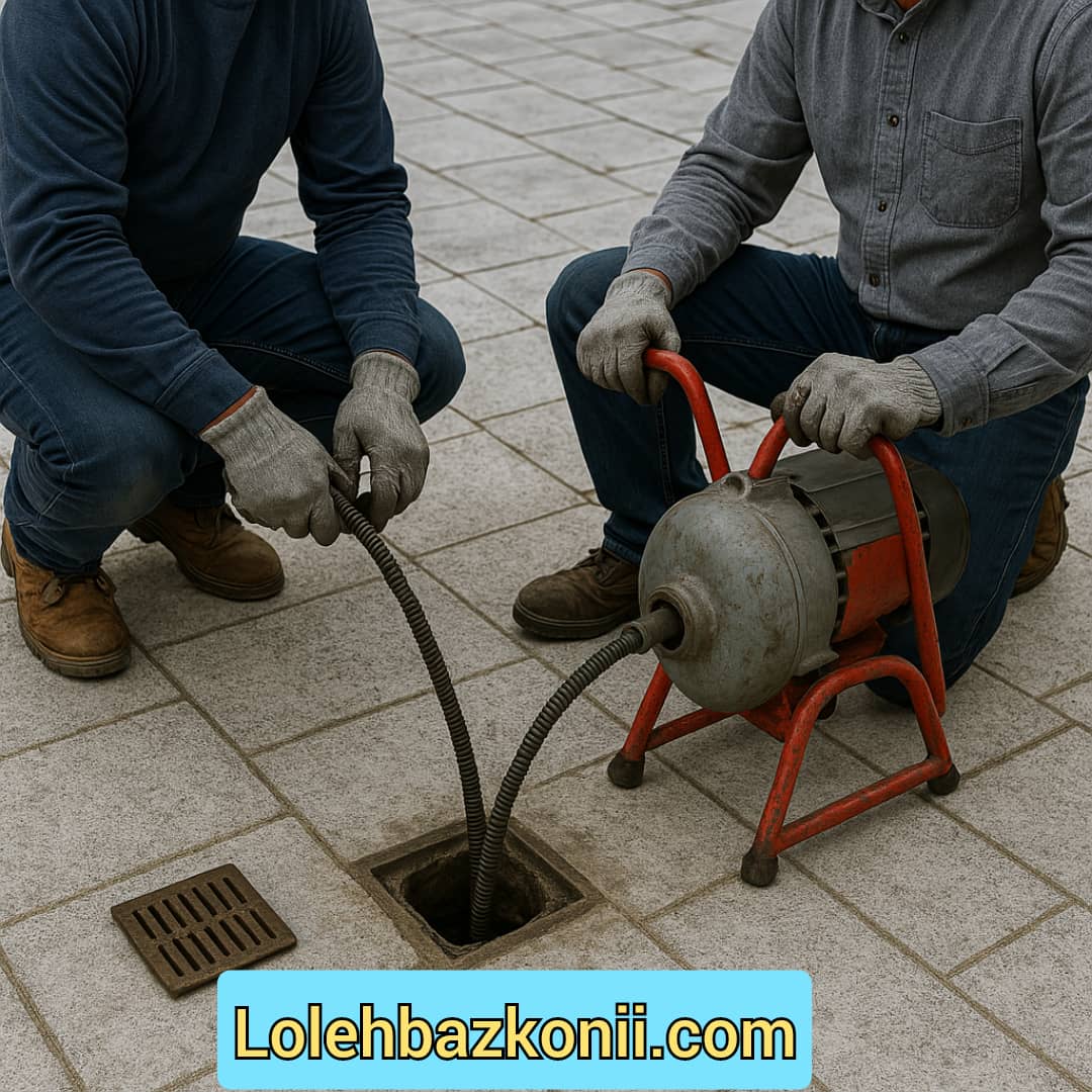 لوله بازکنی با واترجت در آزادشهر تهران