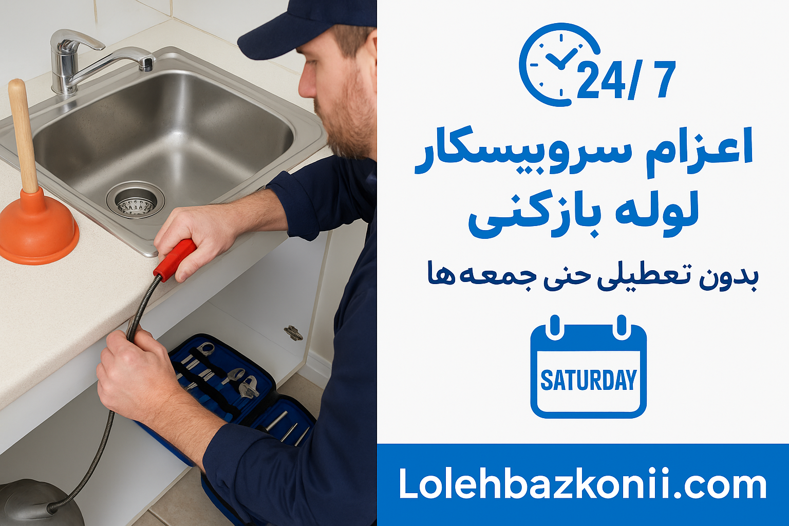 بهترین خدمات لوله بازکنی ارزان قیمت در شهرک غزالی تهران