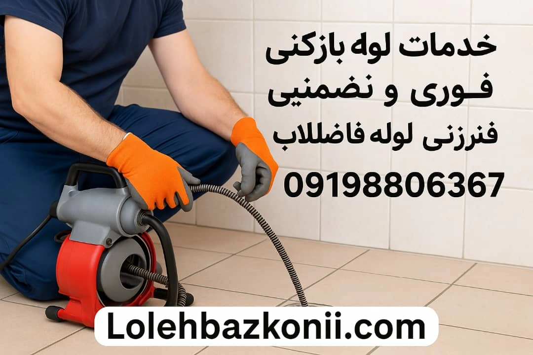 فنرزنی لوله فاضلاب در بلوار داروپخش تهران