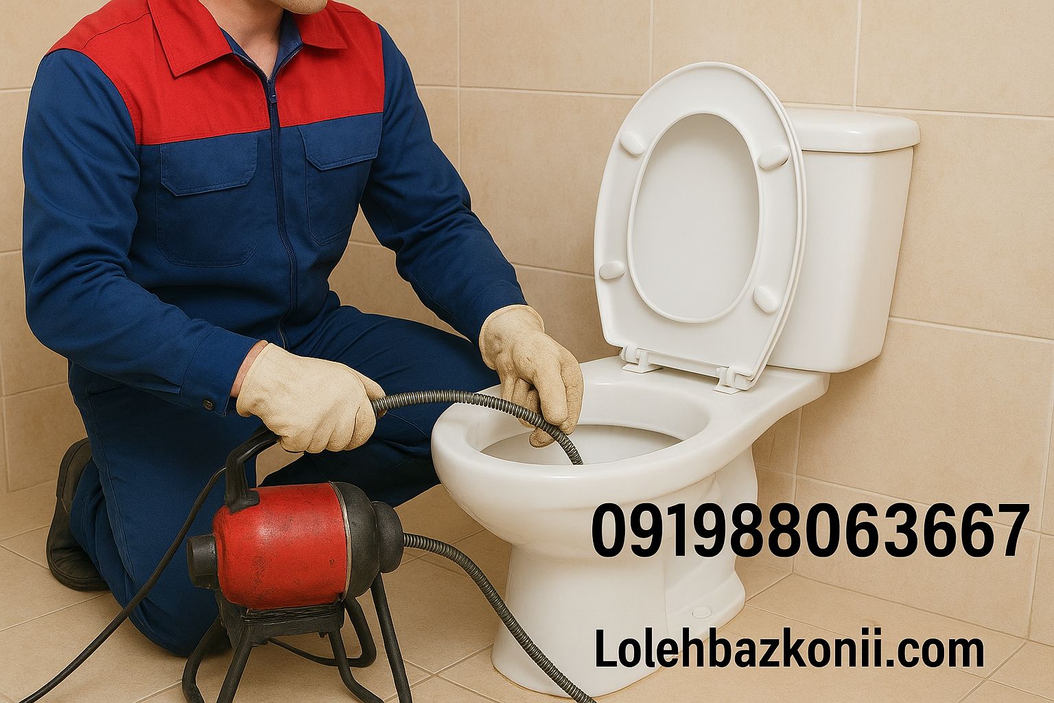 باز کردن تمامی لوله های فاضلاب